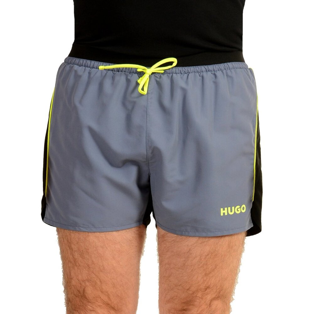 Hugo Boss Men's "BOLTA" Multi-Color Logo Print Swim Board Shorts US M IT 50